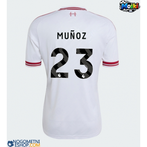 Moški Nogometni dresi Liverpool Victor Munoz #23 Gostujoči 2026-27 Kratek Rokav